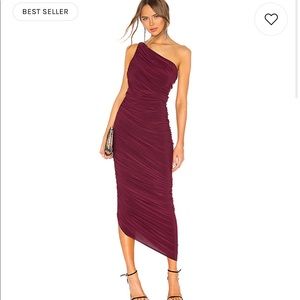 Brand new Diana Gown in Plum by Norma Kamali.